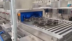 Туннельная моечная машина для валов двигателей