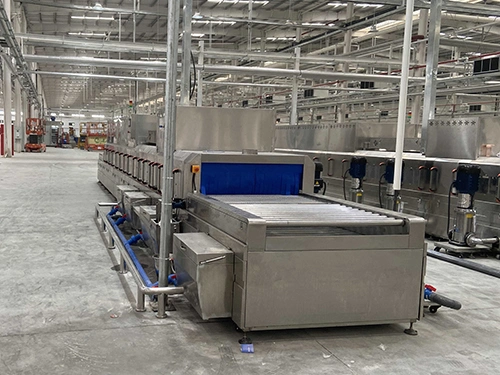 Туннельная мойка для шестерен