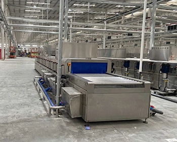 Туннельная мойка для шестерен