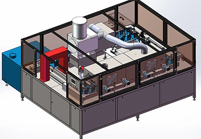 Туннельная мойка для валов двигателей