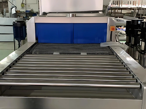 Автоматическая туннельная мойка для лотков