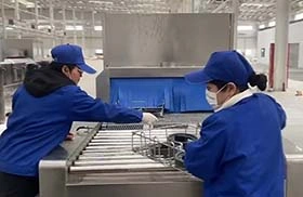 Туннельная мойка для очистки пресс-форм